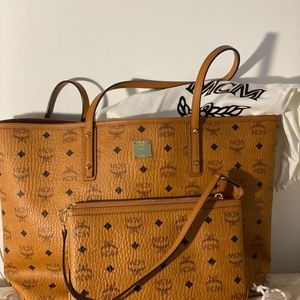 MCM Tote w/ matching mini bag